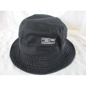 Y2K Headmaster Poor Boy Kangol Bucket Hat Size Large Black